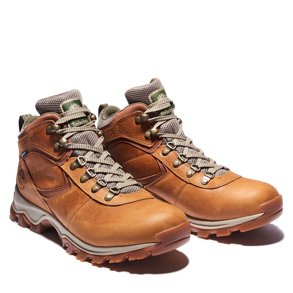 Timberland Παπούτσια Πεζοπορίας Ανδρικα Καφε - Mt. Maddsen Mid Waterproof - Greece 0328741-DR